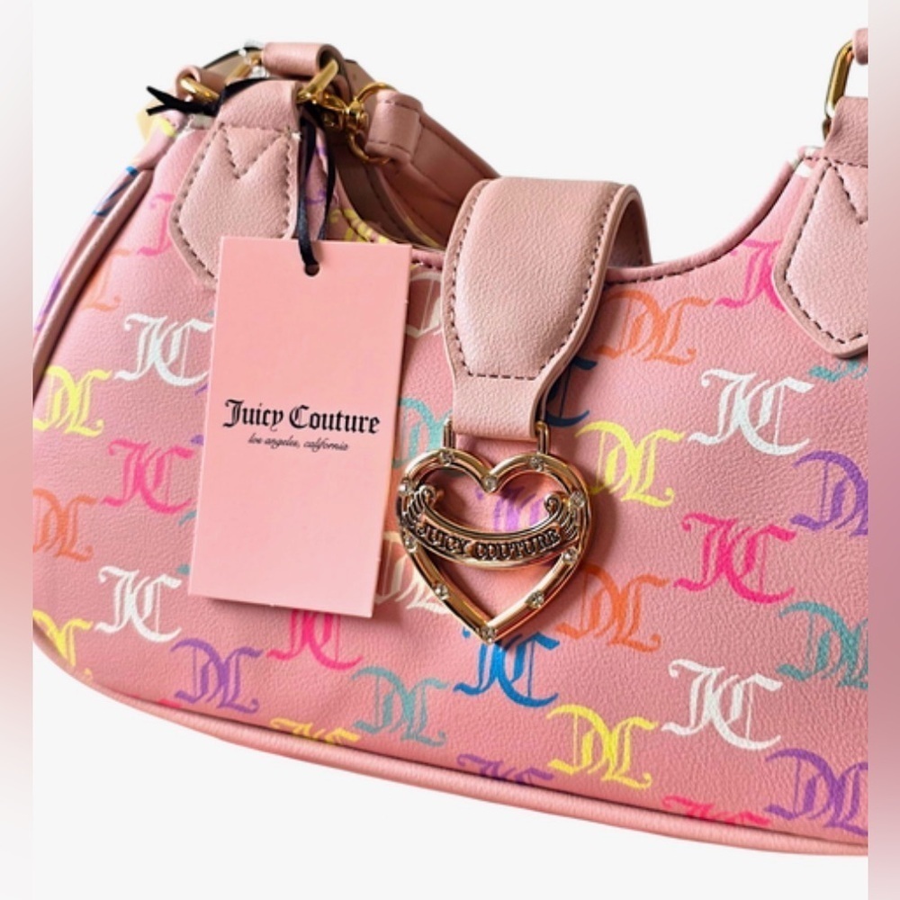 🩷💜Juicy Couture “What’s the Scoop” multi color Crossbody bag🩷💜NWT